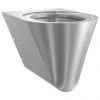 Franke Campus CMPX592S Stainless Steel Wall Hung WC Pan + Seat Pads -Toilets Shop 205.0000.004 P