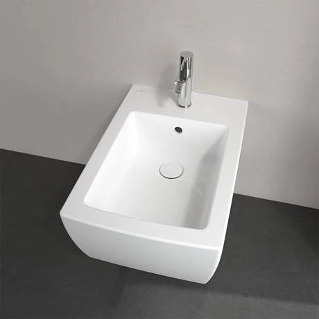 Villeroy and Boch Memento 2.0 Wall Hung Bidet - 44330001 4 Villeroy and Boch Memento 2.0 Wall Hung Bidet - 44330001 - Image 2