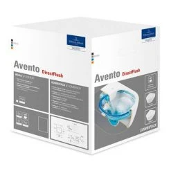 Villeroy and Boch Avento DirectFlush Rimless Wall Hung Toilet w/ Soft Close Seat - 5656HR01 -Toilets Shop 5656HR01 D6 460