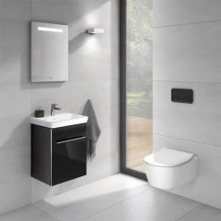 Villeroy and Boch Avento DirectFlush Rimless Wall Hung Toilet w/ Slim Soft Close Seat - 5656RS01 -Toilets Shop 5656RS01 D4 460