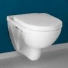 Villeroy and Boch O.novo Wall Hung Toilet w/ Soft Close Toilet Seat - 5660H101