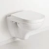 Villeroy and Boch O.novo Compact Wall Hung Toilet + Soft Close Seat - 5688H101 -Toilets Shop 5688H101 P