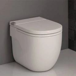 Roca In-Tank Meridian Back To Wall Toilet with Integrated Cistern + Soft Close Seat