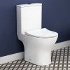 Alps Modern Rimless Short Projection Toilet + Soft Closing Seat -Toilets Shop ALP350 n prod