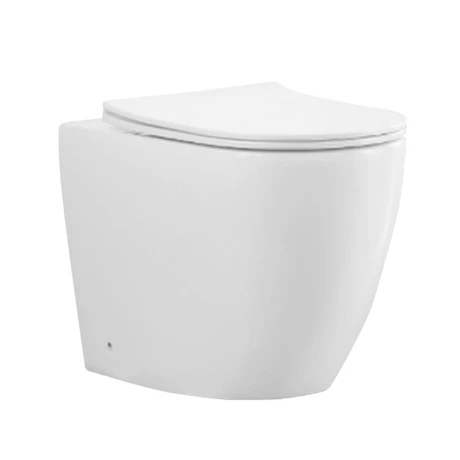 BagnoDesign Envoy Rimless Back to Wall Toilet with Seat 4 BagnoDesign Envoy Rimless Back to Wall Toilet with Seat - Image 2