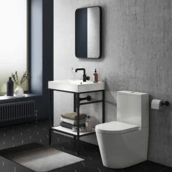 Arezzo BTW Close Coupled Toilet + Soft Close Seat 8 Arezzo BTW Close Coupled Toilet + Soft Close Seat -Toilets Shop ARZBTWCC d4 460