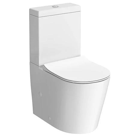 Arezzo BTW Close Coupled Toilet + Soft Close Seat 3 Arezzo BTW Close Coupled Toilet + Soft Close Seat