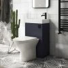 Arezzo Matt Blue 2-In-1 Wash Basin & Toilet (500mm Wide x 300mm) incl. Black Flush 2 Arezzo Matt Blue 2-In-1 Wash Basin & Toilet (500mm Wide x 300mm) incl. Black Flush -Toilets Shop AZCOMBWCMB p