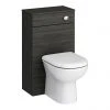 Brooklyn WC Unit with Cistern - Black - 500mm -Toilets Shop BWC5BLK np