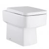 Bliss Squared Design Back to Wall Pan and Top Fix Seat - Standard or Soft Close Seat Option -Toilets Shop Bliss Squared Design Back to Wall Pan and Top Fix Seat p