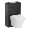 Brooklyn Black WC Unit incl. Cistern Frame, Flush Plate + Wall Hung Pan 2 Brooklyn Black WC Unit incl. Cistern Frame, Flush Plate + Wall Hung Pan -Toilets Shop Brooklyn Hacienda Black WC Unit with Cistern Frame p