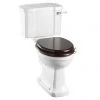 Burlington Cloakroom Slimline Close Coupled Traditional Toilet - Lever Flush 1 Burlington Cloakroom Slimline Close Coupled Traditional Toilet - Lever Flush -Toilets Shop Burlington Cloakroom Slimline Close Coupled Traditional Toilet Lever Flush p