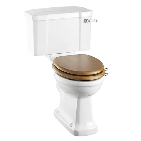 Burlington Close Coupled Traditional Toilet - Ceramic Lever Flush 3 Burlington Close Coupled Traditional Toilet - Ceramic Lever Flush