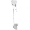 Burlington High Level Toilet - White Aluminium Cistern -Toilets Shop Burlington High Level Toilet White Aluminium Cistern p