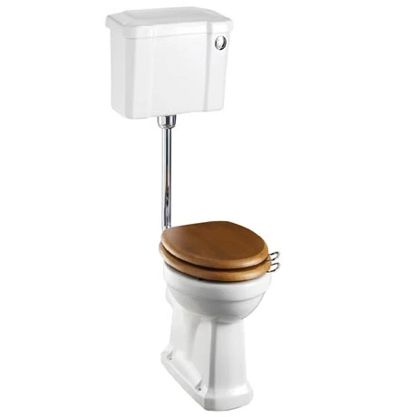 Burlington Low Level WC - 44cm Slimline Cistern - Button Flush 3 Burlington Low Level WC - 44cm Slimline Cistern - Button Flush