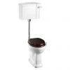 Burlington Low Level WC - 51cm White Ceramic Cistern Lever Flush -Toilets Shop Burlington Low Level WC 51cm White Ceramic Cistern Lever Flush p