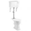 Burlington Medium Level Toilet - White Ceramic -Toilets Shop Burlington Medium Level Toilet White Ceramic p