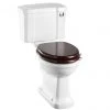 Burlington Regal Slimline Close Coupled Traditional Toilet - Button Flush 2 Burlington Regal Slimline Close Coupled Traditional Toilet - Button Flush -Toilets Shop Burlington Regal Close Coupled WC Slimline 44cm Cistern Button Flush P12C4 p