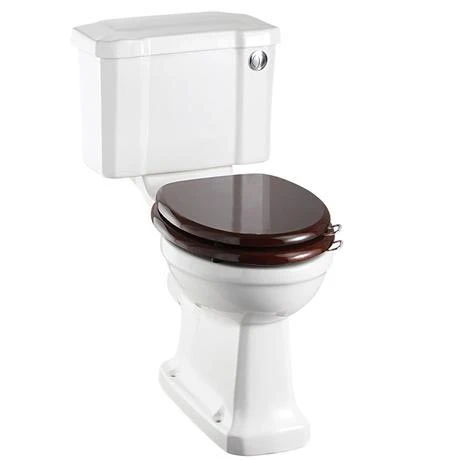 Burlington Regal Slimline Close Coupled Traditional Toilet - Button Flush 3 Burlington Regal Slimline Close Coupled Traditional Toilet - Button Flush