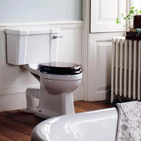 Burlington Regal Slimline Close Coupled Traditional Toilet - Ceramic Lever Flush 4 Burlington Regal Slimline Close Coupled Traditional Toilet - Ceramic Lever Flush - Image 2