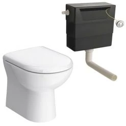 Cove 500mm BTW Toilet Unit inc. Cistern + Soft Close Seat (Depth 330mm) 7 Cove 500mm BTW Toilet Unit inc. Cistern + Soft Close Seat (Depth 330mm) -Toilets Shop C5033BTWWC d2 460