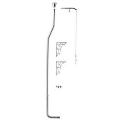 Carlton Traditional High Level Toilet with Soft Close Seat - Various Colour Options -Toilets Shop CARHL VC n d3 460