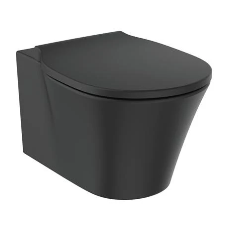 Ideal Standard Connect Air Silk Black AquaBlade Wall Hung Toilet + Soft Close Seat 4 Ideal Standard Connect Air Silk Black AquaBlade Wall Hung Toilet + Soft Close Seat - Image 2