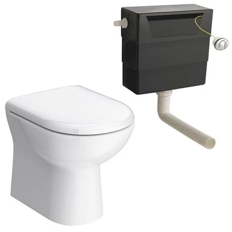 Cove Light Grey 500x330mm BTW Toilet Unit inc. Cistern + Soft Close Seat 4 Cove Light Grey 500x330mm BTW Toilet Unit inc. Cistern + Soft Close Seat - Image 2