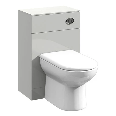 Cove Light Grey 500x300mm WC Unit Only 3 Cove Light Grey 500x300mm WC Unit Only