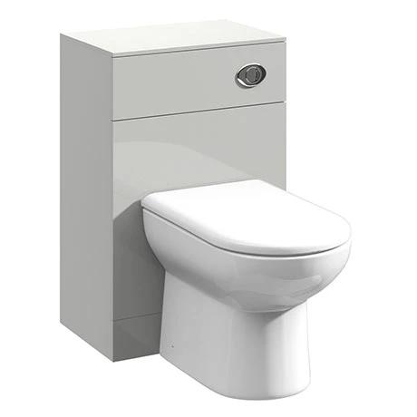 Cove Light Grey 500x330mm WC Unit Only 3 Cove Light Grey 500x330mm WC Unit Only