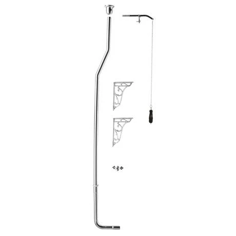 Chatsworth High Level Traditional Toilet w. Graphite Seat & Black Flush Pull Handle 5 Chatsworth High Level Traditional Toilet w. Graphite Seat & Black Flush Pull Handle - Image 3