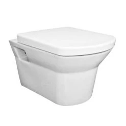 Hudson Reed Maya Wall Hung Pan with Soft Close Seat - CLT007 -Toilets Shop CLT007 d4 460