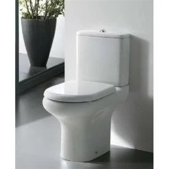 RAK Compact Close Coupled Toilet with Soft Close Seat -Toilets Shop COMPAKWO nw d 375