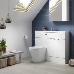 Hudson Reed Luna Round Back To Wall Pan with Top-Fixing Soft Close Seat - CPA008 -Toilets Shop CPA008 detail3 460