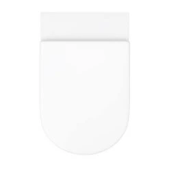 Hudson Reed Luna Round Back To Wall Pan with Top-Fixing Soft Close Seat - CPA008 -Toilets Shop CPA008 n d3 460