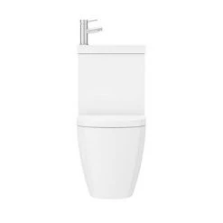 Iconic Combined Two-In-One Wash Basin + Toilet (inc. Tap & Waste) -Toilets Shop CRT2IN1 n d2 460