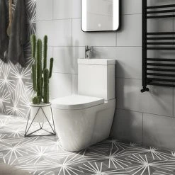 Iconic Combined Two-In-One Wash Basin + Toilet (inc. Tap & Waste)