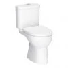 Cove Rimless Close Coupled Toilet + Soft Close Seat 1 Cove Rimless Close Coupled Toilet + Soft Close Seat -Toilets Shop CRWC n p