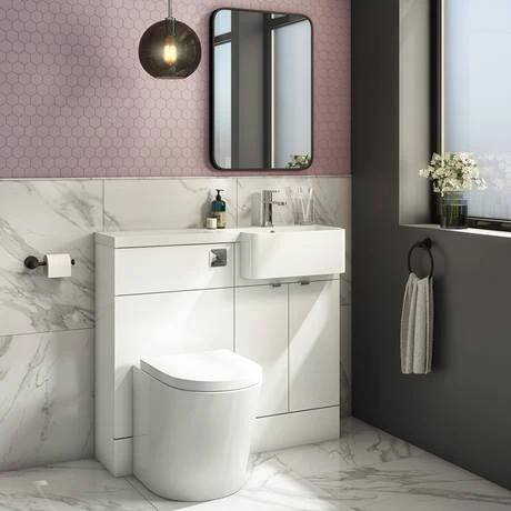 Nuie Solace Back to Wall Toilet + Soft Close Top-Fixing Seat 4 Nuie Solace Back to Wall Toilet + Soft Close Top-Fixing Seat - Image 2