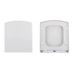 Cubo Modern Square Comfort Height Toilet + Soft Close Seat -Toilets Shop CUBO BTW d1 460 1