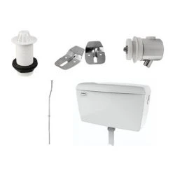 Cove Exposed Urinal Pack with 1 x 500mm Urinal Bowl + Plastic Cistern -Toilets Shop CVU4PAK1P d3 460 1