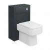 Chatsworth 500mm Traditional Graphite Toilet Unit Only
