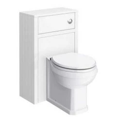 Chatsworth Traditional 500mm White Toilet Unit + Pan