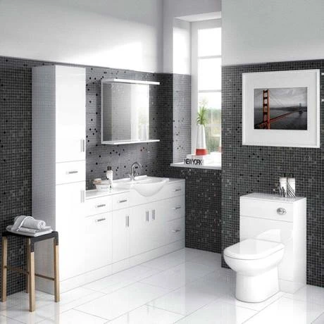 Cove 500mm BTW Toilet Unit inc. Cistern + Soft Close Seat (Depth 330mm) 4 Cove 500mm BTW Toilet Unit inc. Cistern + Soft Close Seat (Depth 330mm) - Image 2