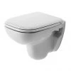 Duravit D-Code Compact Wall Hung Toilet + Seat -Toilets Shop DCCWHSS P 1