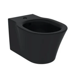 Ideal Standard Connect Air Silk Black Wall Hung Bidet -Toilets Shop E0266V3 d6 460
