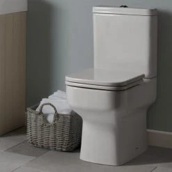 Roper Rhodes Geo Close Coupled WC, Cistern & Soft Close Seat -Toilets Shop GEO CC WC D2 460