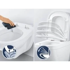 Grohe Rapid SL 0.82m Frame / Euro Rimless Complete WC 5 in 1 Pack + FREE TOILET ROLL HOLDER 10 Grohe Rapid SL 0.82m Frame / Euro Rimless Complete WC 5 in 1 Pack + FREE TOILET ROLL HOLDER -Toilets Shop GR 5IN1 EU D2 460