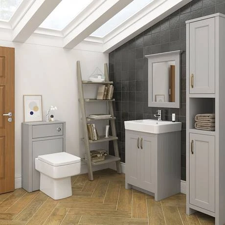 Chatsworth 500mm Traditional Grey Toilet Unit Only 5 Chatsworth 500mm Traditional Grey Toilet Unit Only - Image 3