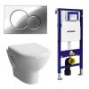 Geberit Duofix Wall Frame with Zentrum Wall Hung Pan & Sigma 01 Flush Plate -Toilets Shop Geberit Duofix Wall Frame with Zentrum Wall Hung Pan Sigma 01 Flush Plate p